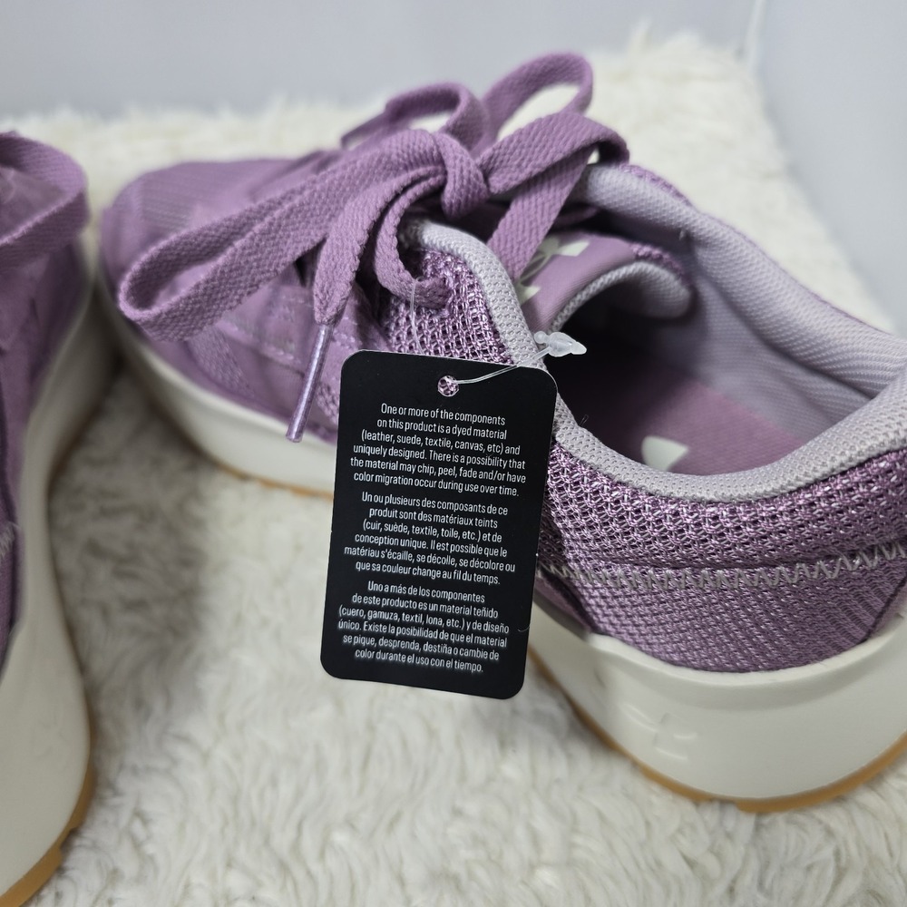 Under Armour Street Mirage Shoes Women's Size 6 Purple Suede Traction Utility - Picture 6 of 12